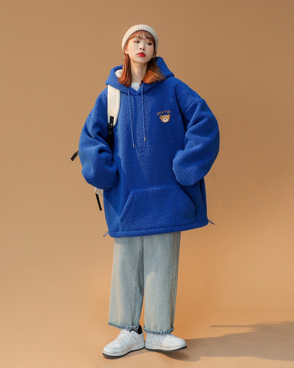 Women's Furry Teddy Bear Hoodie