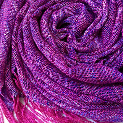 Celestial Silk Beaded Shawl Weaving Kit