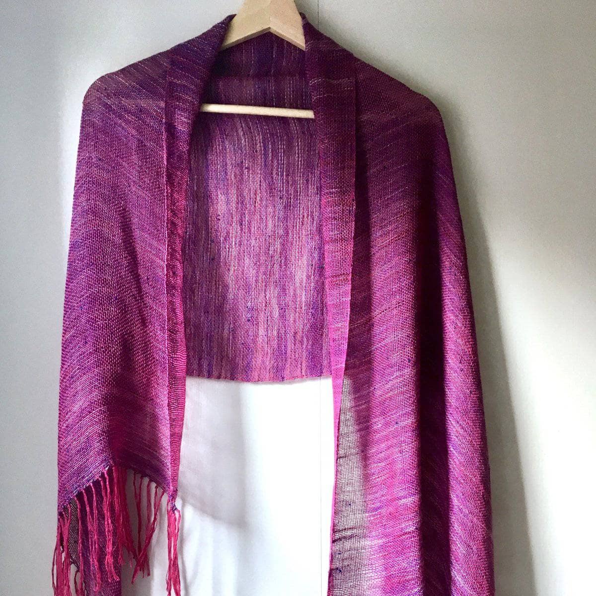 Celestial Silk Beaded Shawl Weaving Kit
