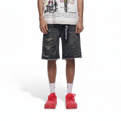 Valabasas Clipped Jorts - Dark Dirty Blue