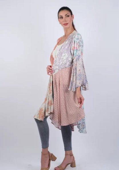 Limited Edition:  Woodstock Dreams Wild Rose Mosaic Cardigan