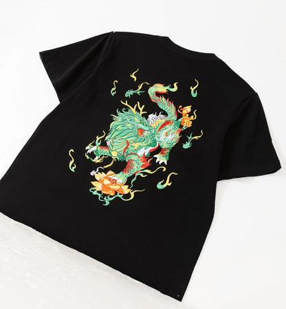 KH759 Emerald Kirin Embroidery Tee
