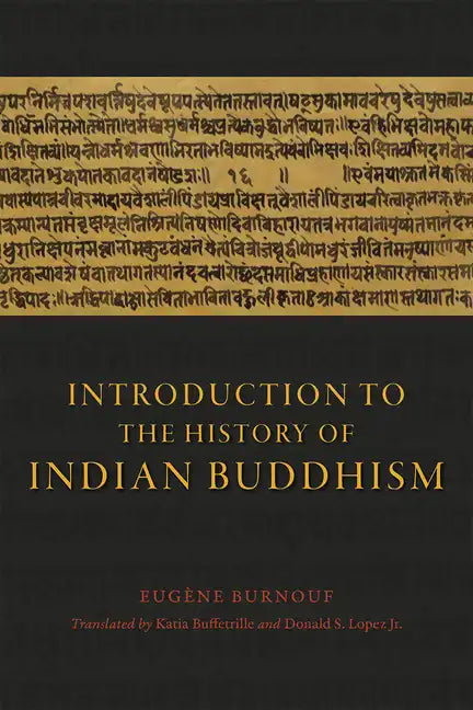 Introduction to the History of Indian Buddhism - Paperback