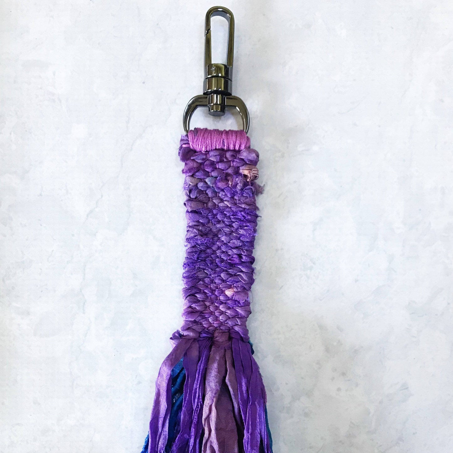 DIY Woven Ribbon Keychain Kit