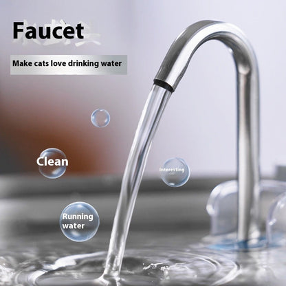 7L Stainless Steel Pet Water Dispenser Automatic Heating Dogs And Cats Water Feeder