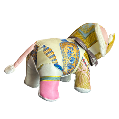Qu'Importe le Flacon Vintage Silk Scarf Lucky Elephant