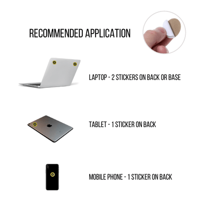 EMF Protection Phone Stickers - Set of 6
