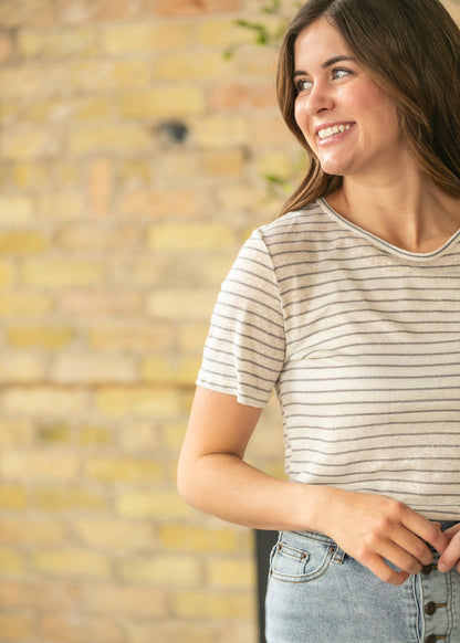 Essential Linen Short Sleeve T-shirt