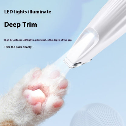 LED Pet Hair Trimmer — Cordless Precision Clipper for Dogs