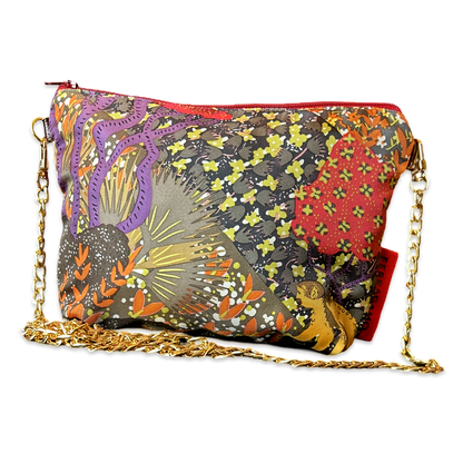 Ferragamo Safari Vintage Scarf Crossbody Bag