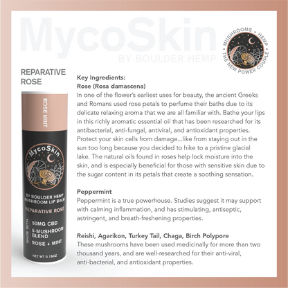 Wholesale Reparative Rose 50mg CBD + Mushroom Lip Balm-0