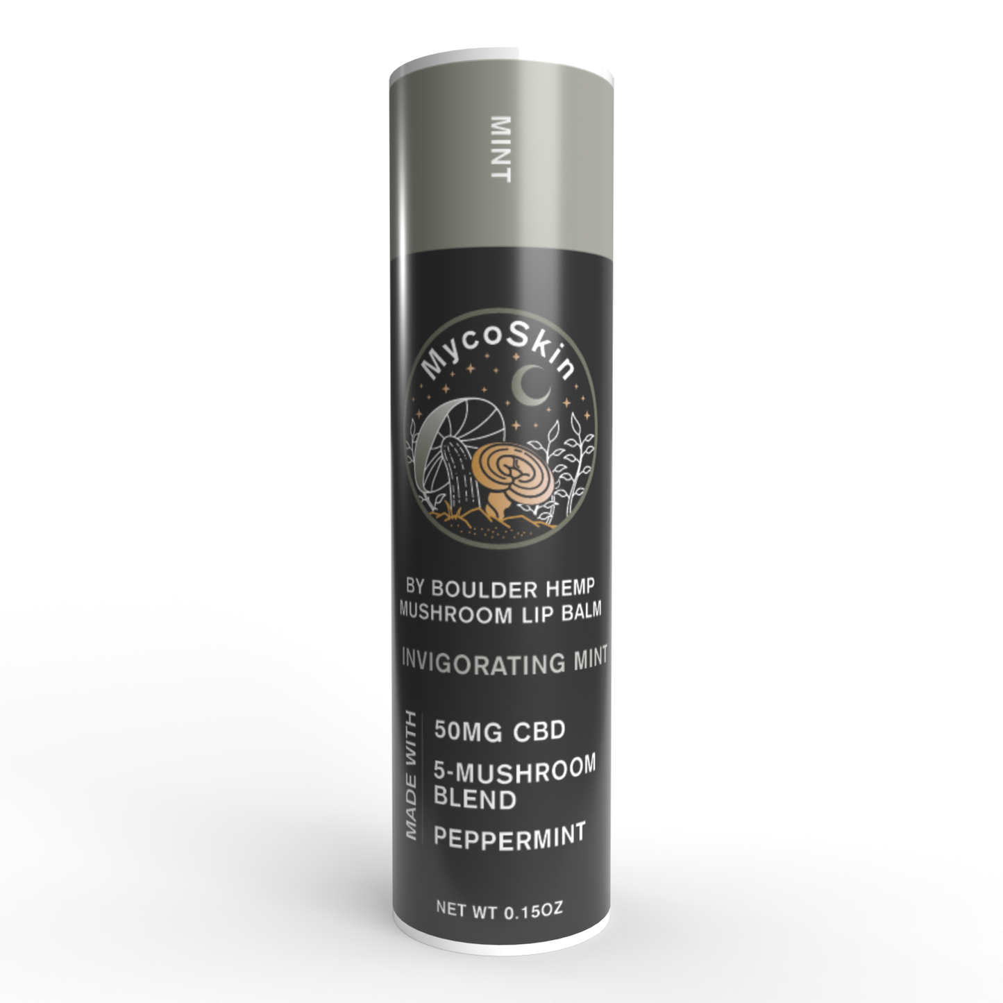 Wholesale Invigorating Peppermint 50mg CBD + MushroomLip Balm-2