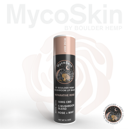 Wholesale Reparative Rose 50mg CBD + Mushroom Lip Balm-1