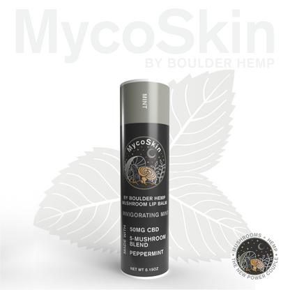 Wholesale Invigorating Peppermint 50mg CBD + MushroomLip Balm-1