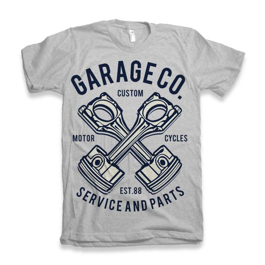 Garage Co Men's Bamboo Viscose/Organic Cotton Short Sleeve Graphic T-Shirt