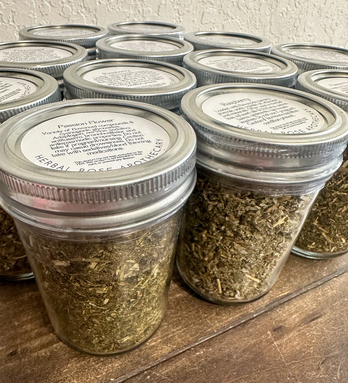 Dried Herbs Small Jars-1