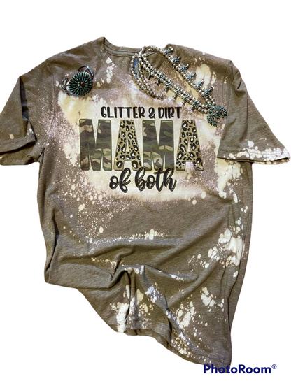 Western Graphic Tees – Glitter Dirt Momma Shirt Soft Unisex Rodeo Tee | Rowdy Rowels
