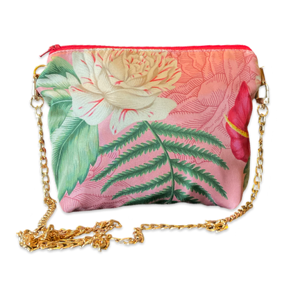 Hawaiian Soul Vintage Silk Scarf Crossbody Bag