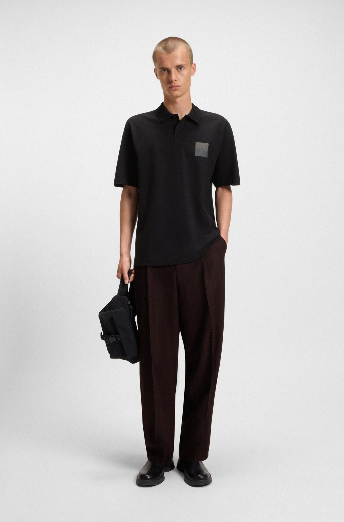 Hugo Dusplity Polo - Black