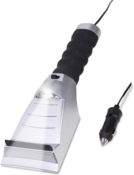 Heated Ice Scraper with Built-in Flashlight