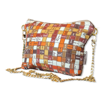 Bolduc Au Carre Vintage Scarf Crossbody Bag