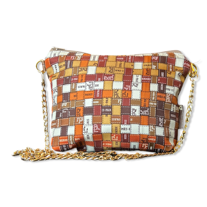 Bolduc Au Carre Vintage Scarf Crossbody Bag