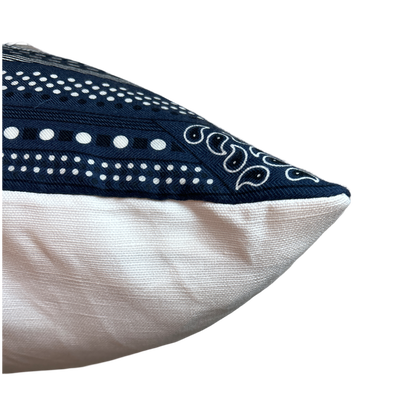 Couvertures et Tenues du Jour Bandana Cashmere & Silk Scarf Pillow 24"