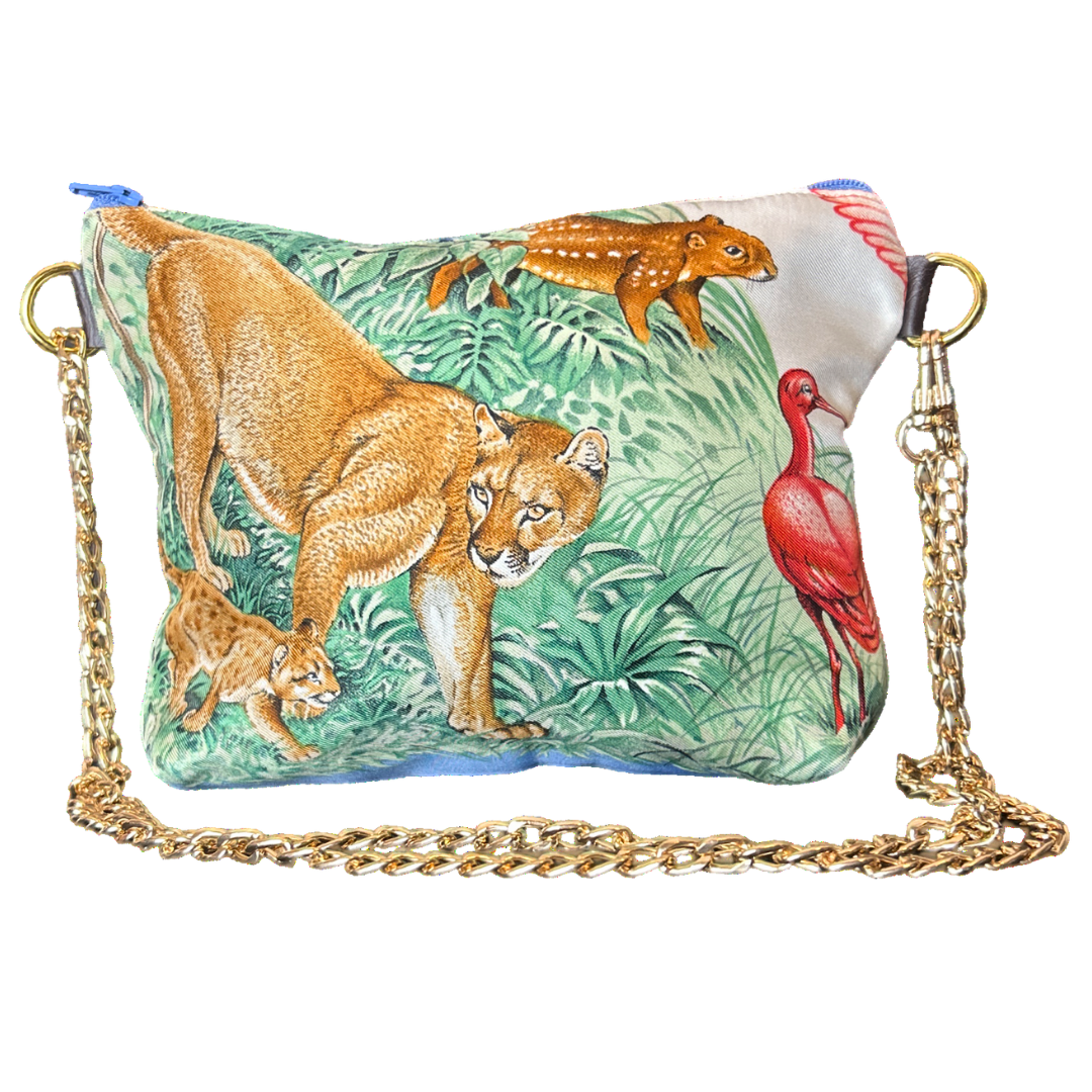 Equateur Vintage Scarf Crossbody Bag