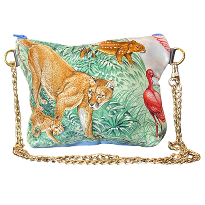 Equateur Vintage Scarf Crossbody Bag