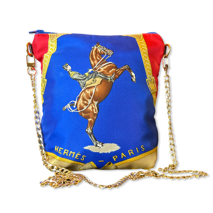 General l'Hotte Vintage Scarf Crossbody Bag
