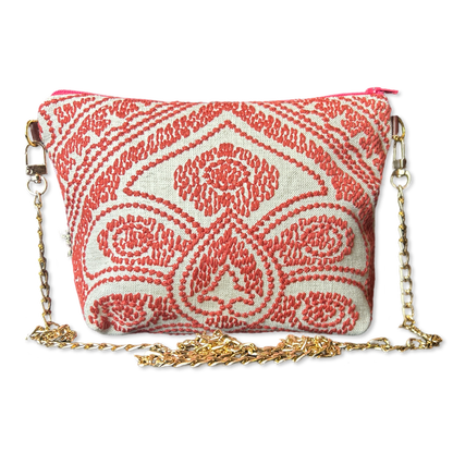 Nouveaux Amoureux de Paris Vintage Scarf Crossbody Bag