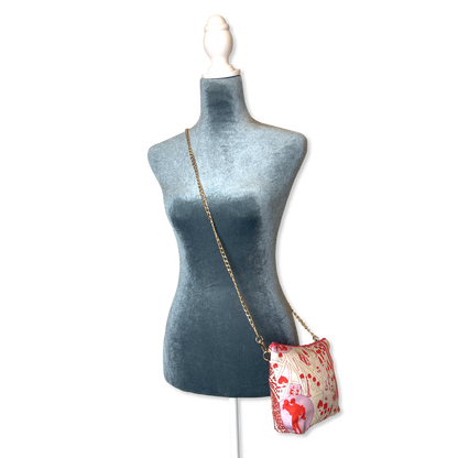 Nouveaux Amoureux de Paris Vintage Scarf Crossbody Bag