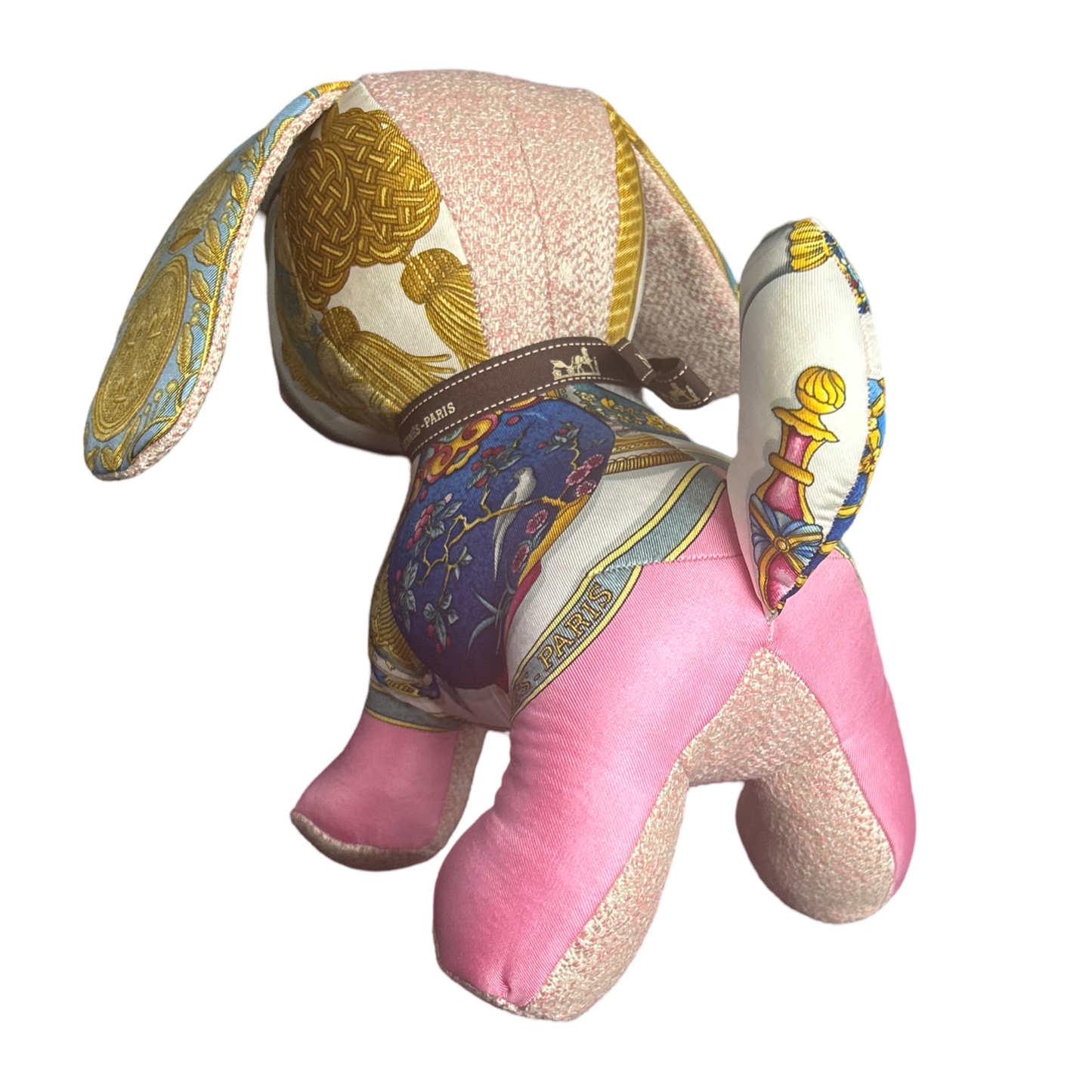 Qu'Importe le Flacon Vintage Silk Scarf Loyal Puppy