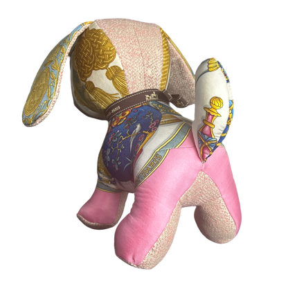 Qu'Importe le Flacon Vintage Silk Scarf Loyal Puppy
