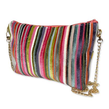 Rubans du Cheval Noir Vintage Silk Scarf Crossbody Bag