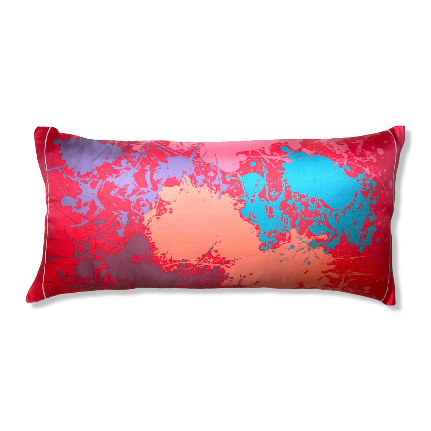 Cheval Surprise Vintage Silk Scarf Lumbar Pillow 35"