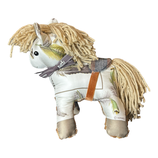 Plumes Vintage Silk Scarf Noble Pony