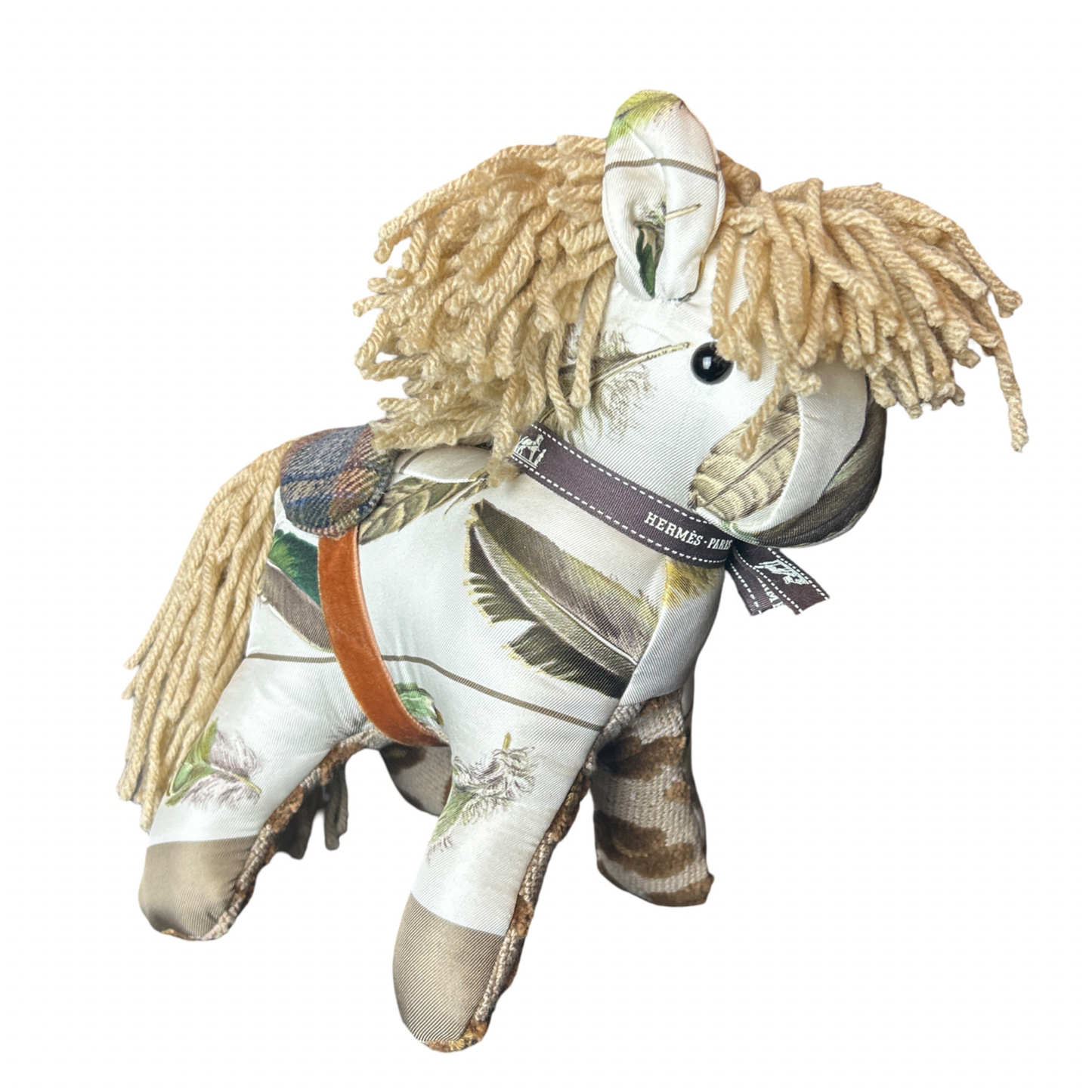 Plumes Vintage Silk Scarf Noble Pony
