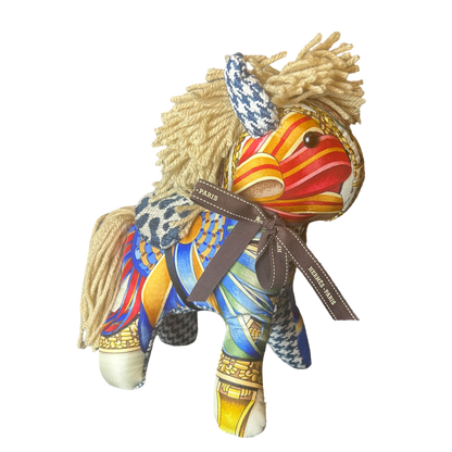 Rubans du Cheval Vintage Silk Scarf Noble Pony