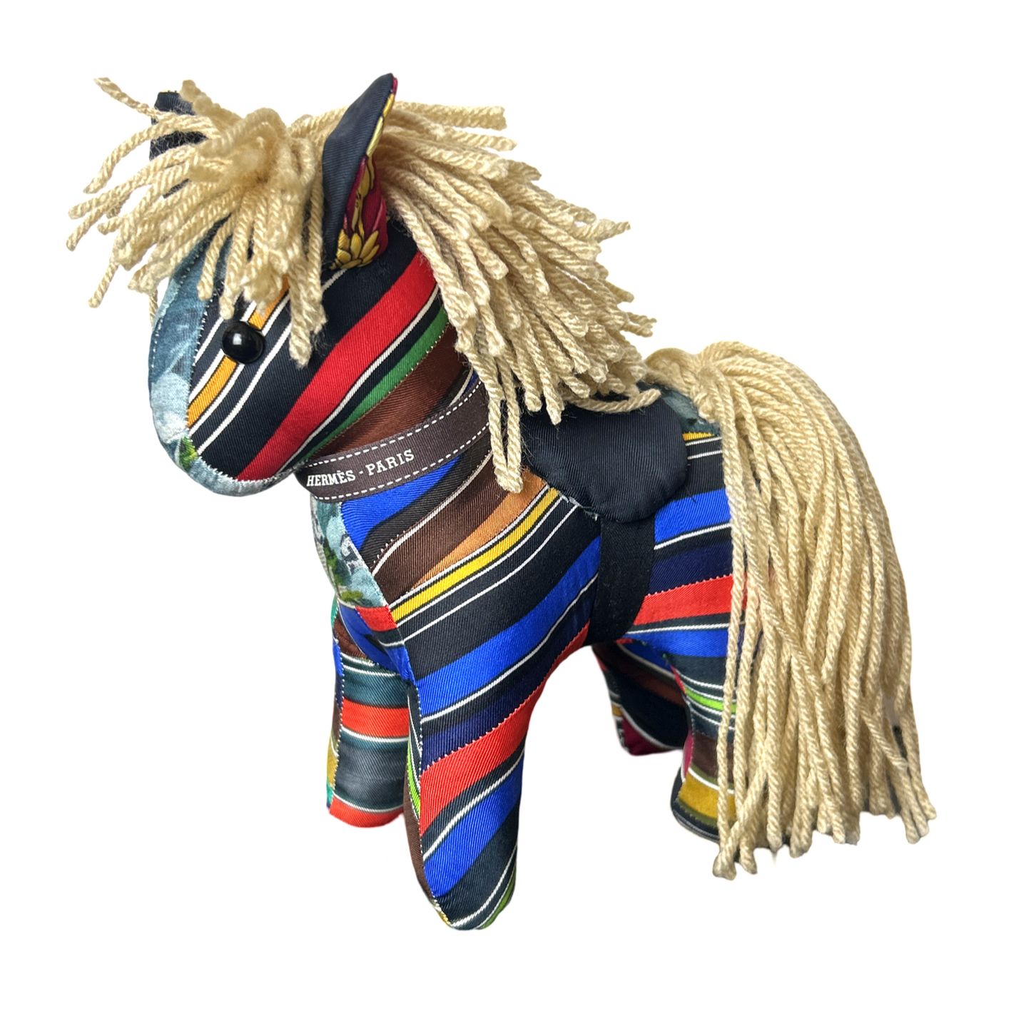 Couvertures et Tenues du Jour Vintage Silk Scarf Noble Pony