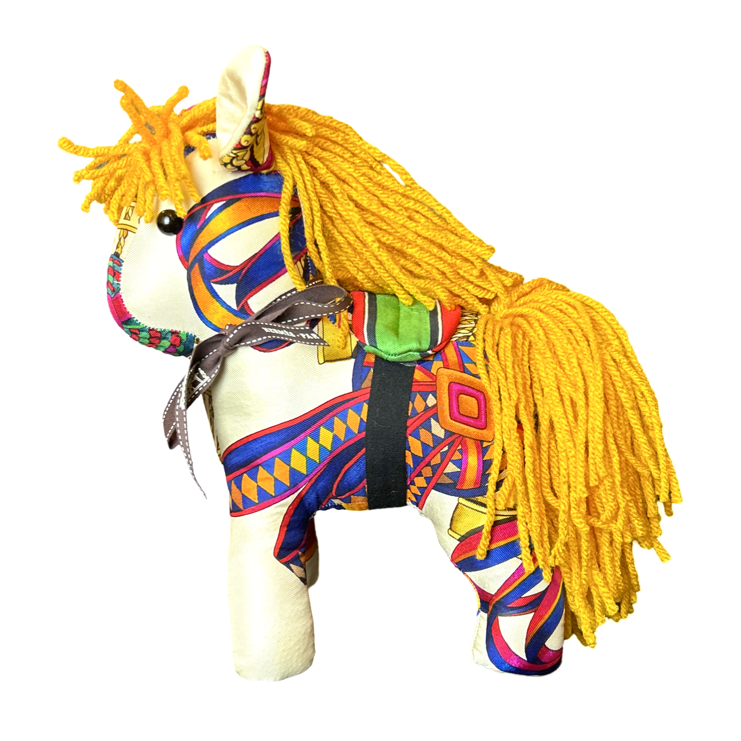 Rubans du Cheval Vintage Silk Scarf Noble Pony