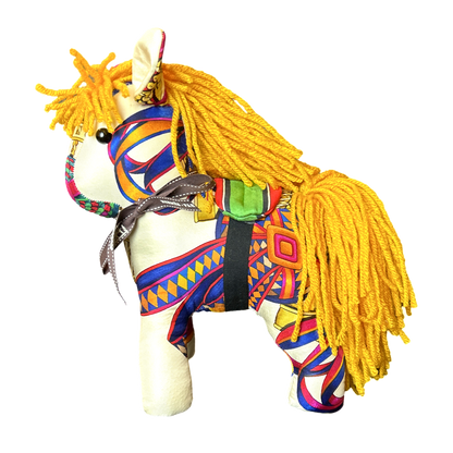 Rubans du Cheval Vintage Silk Scarf Noble Pony