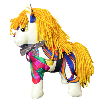 Rubans du Cheval Vintage Silk Scarf Noble Pony