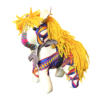 Rubans du Cheval Vintage Silk Scarf Noble Pony