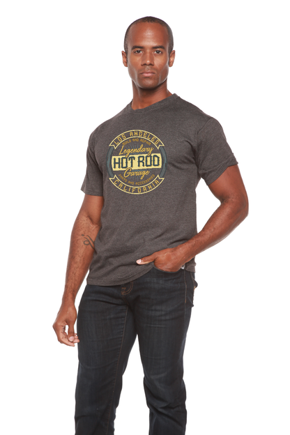 HOT ROO Men's Bamboo Viscose/Organic Cotton Short Sleeve Graphic T-Shirt
