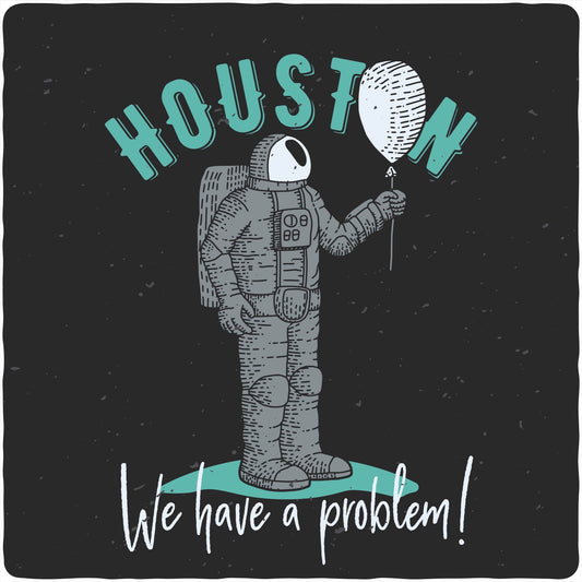 HOUSTON Men's Bamboo Viscose/Organic Cotton Short Sleeve Graphic T-Shirt
