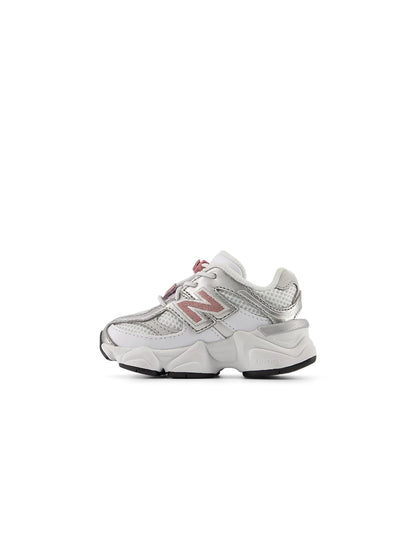 New Balance (TD) 9060 Bungee Shoes  - White/Rosewood