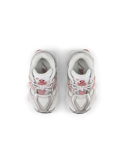 New Balance (TD) 9060 Bungee Shoes  - White/Rosewood