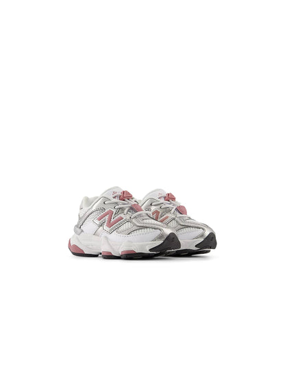 New Balance (TD) 9060 Bungee Shoes  - White/Rosewood