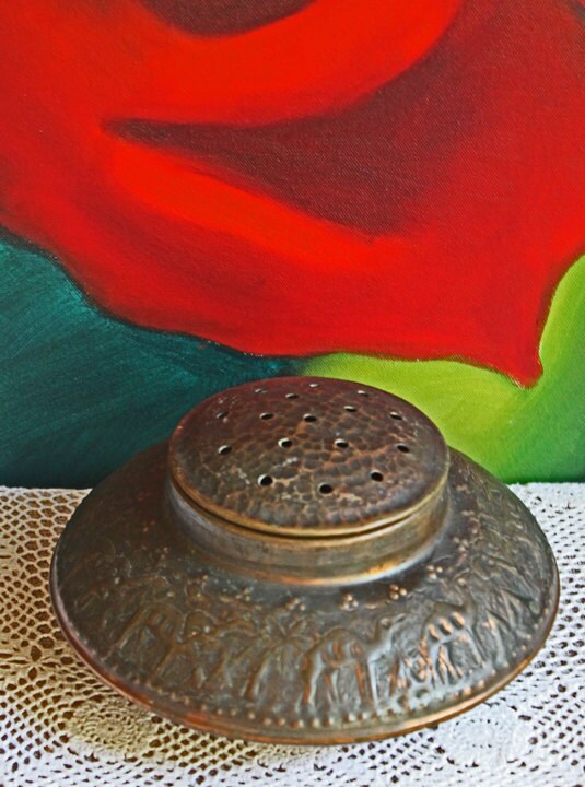 Antique Bronze Bird Incense Burner, Asian Ritual Vessel